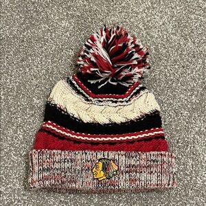 CCM Chicago Blackhawks Pom Beanie